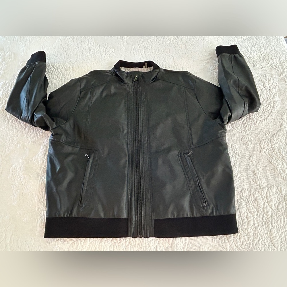 Calvin Klein Black Bomber Jacket XXL